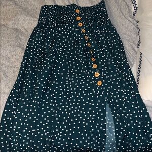 Polka Dot High-Waisted Skirt and matching top